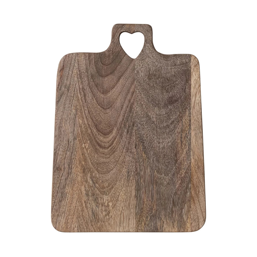 HEART MANGO WOOD BOARD