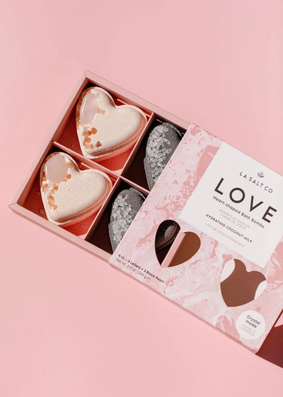 LOVE HEART BATH BOMB SET