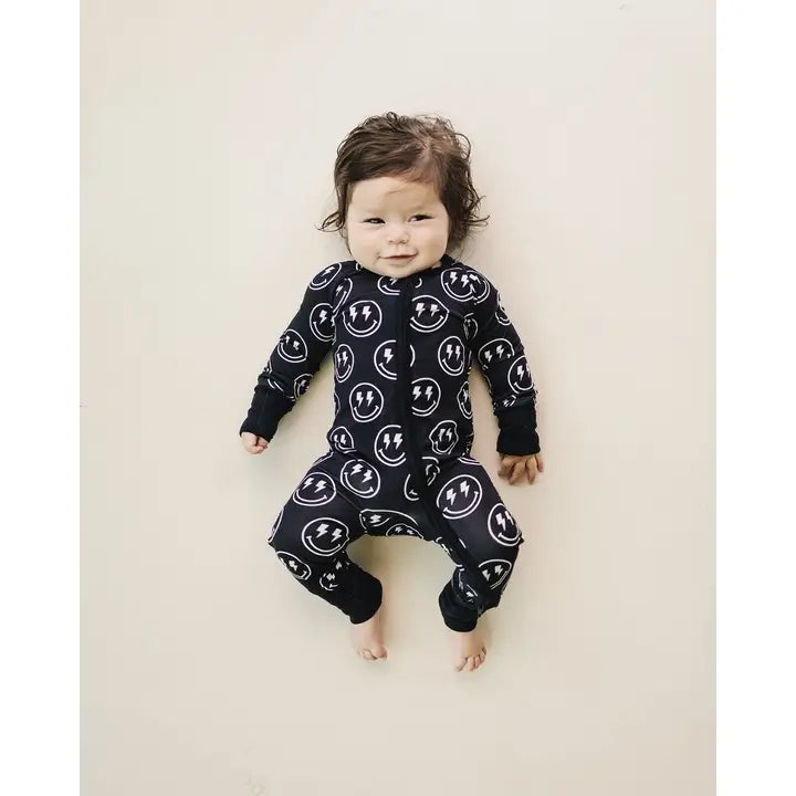 SMILEY BAMBOO BABY ROMPER