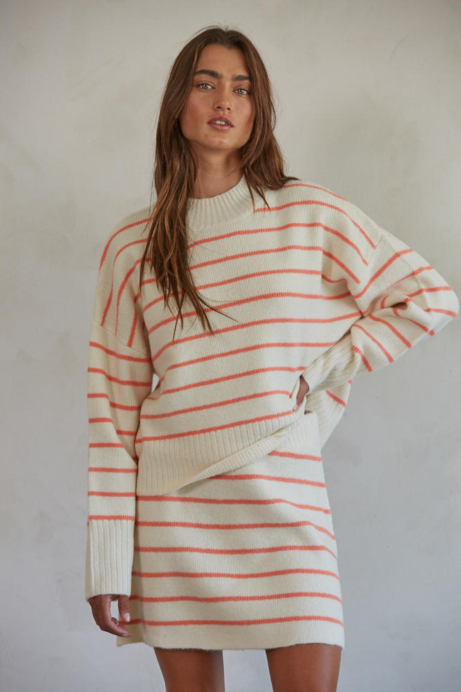 GENEVA STRIPED SWEATER