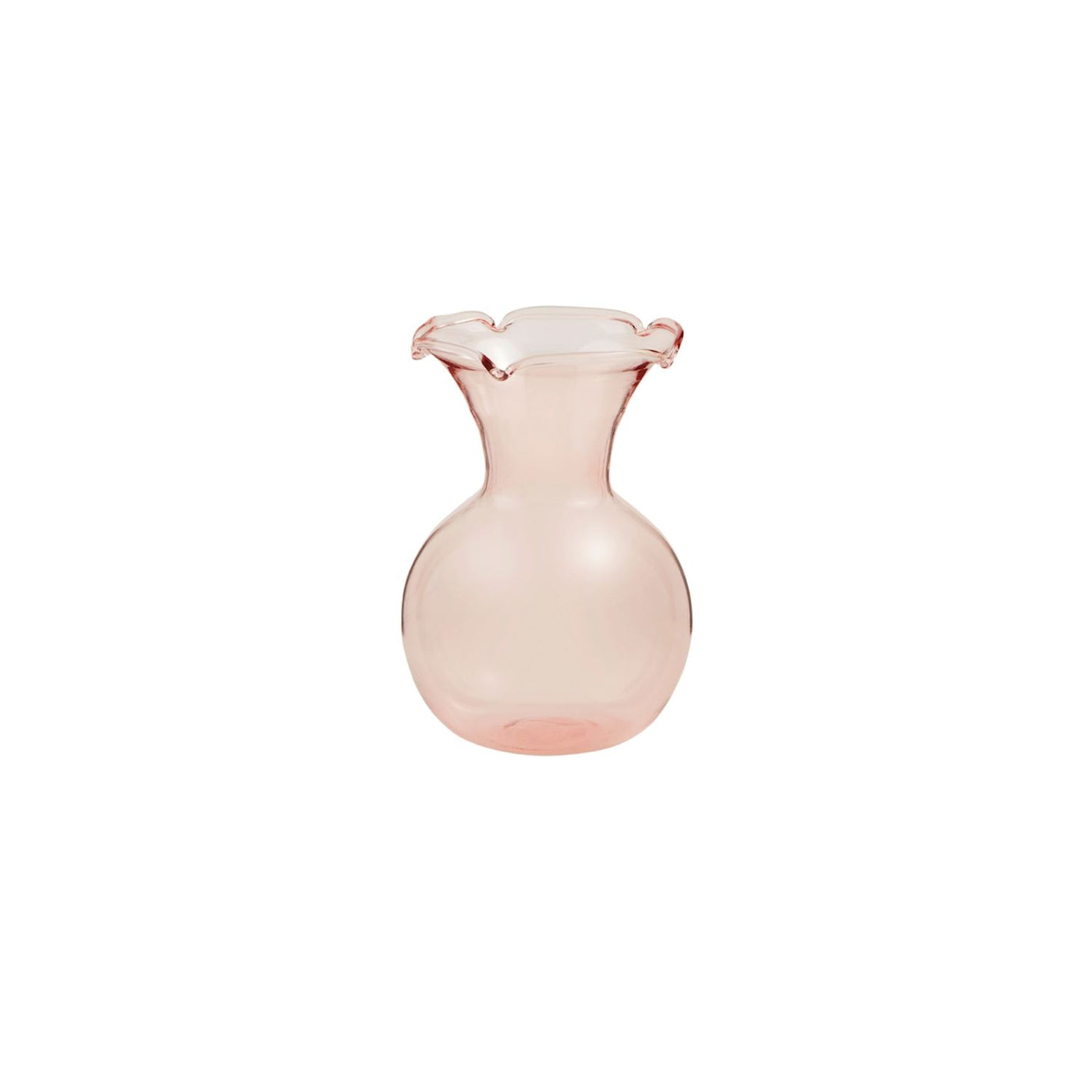 PINK BOTANICA MINI RUFFLE VASE