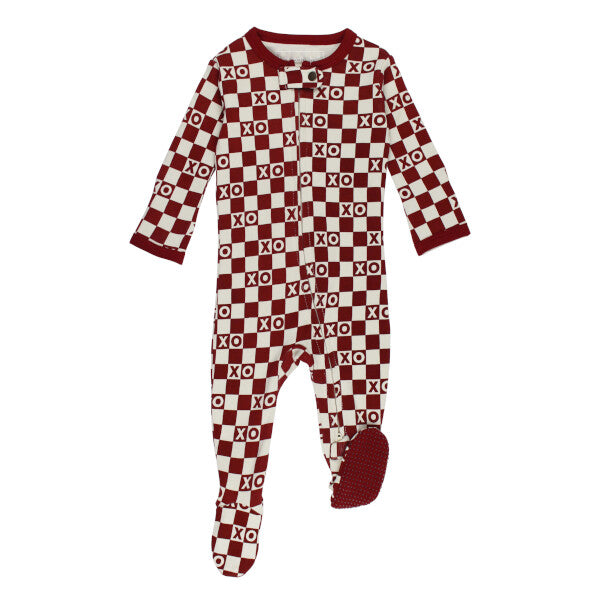 ORGANIC XO CHECKERED FOOTIE