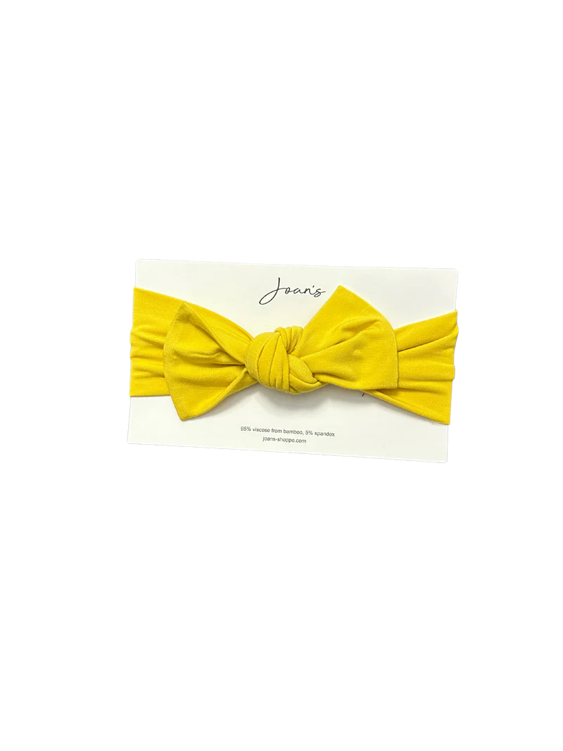 YELLOW BAMBOO HEADBAND